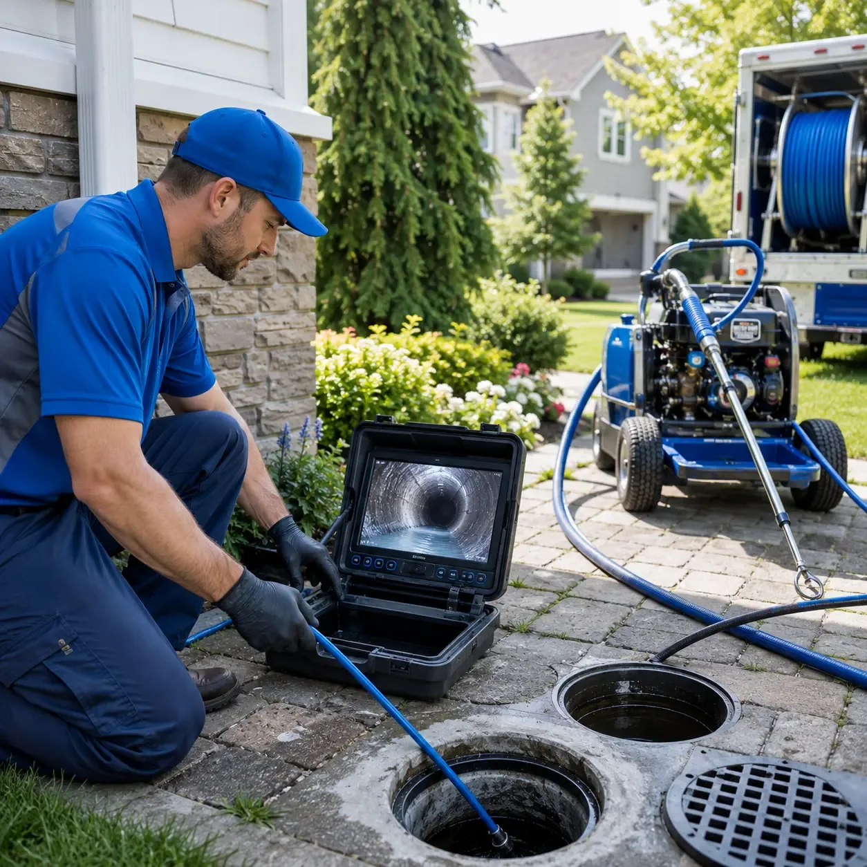 Outdoor drain cleaning professionals serving Holly, MI