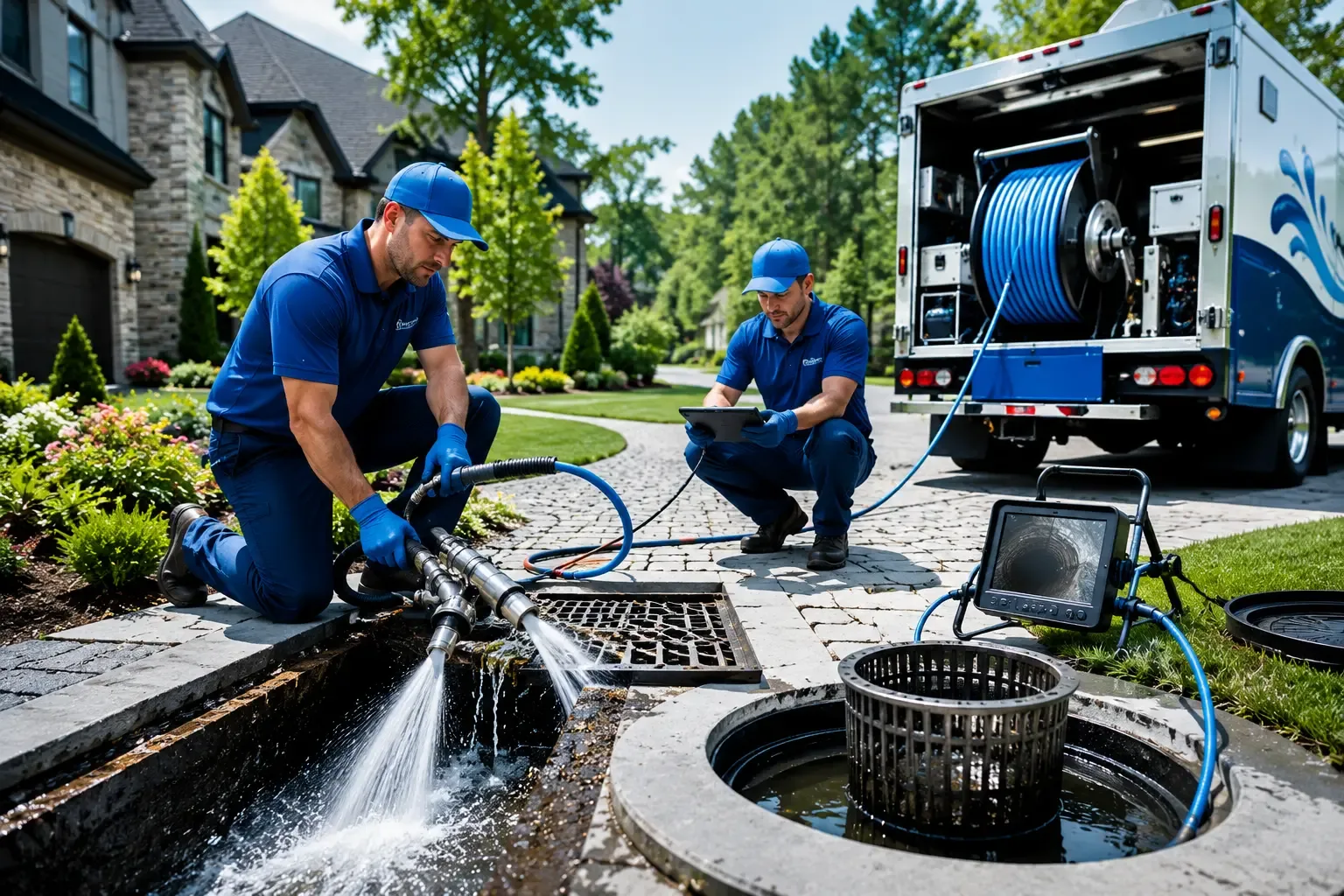 Local outdoor drain cleaning professionals in Holly, MI